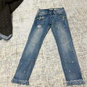 Embellished jeans
